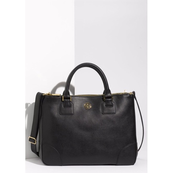 Tory Burch Handbags - EUC Tory Burch Double Zip Robison Tote with Strap